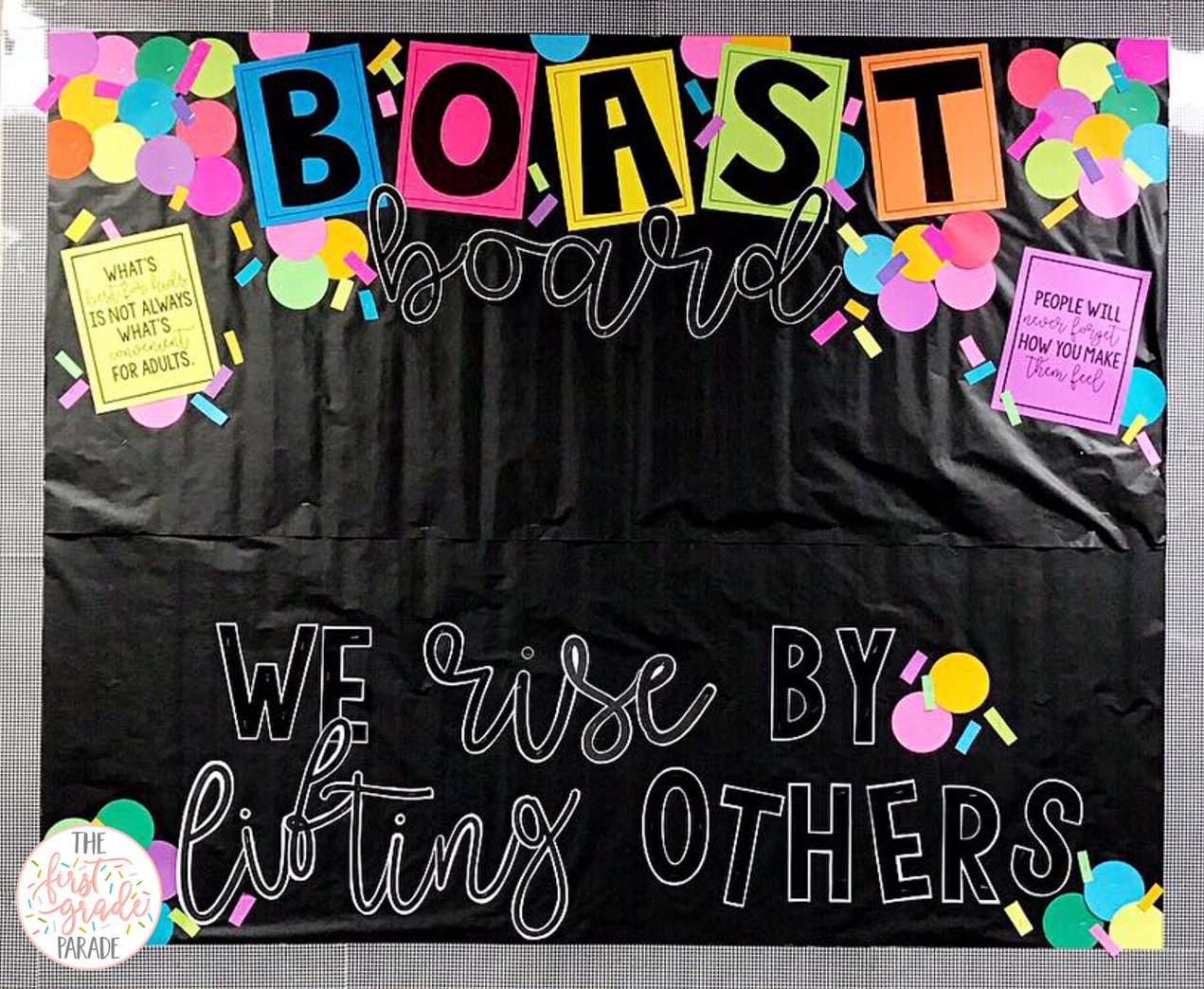 Boast Board Bulletin Board Idea The First Grade Parade